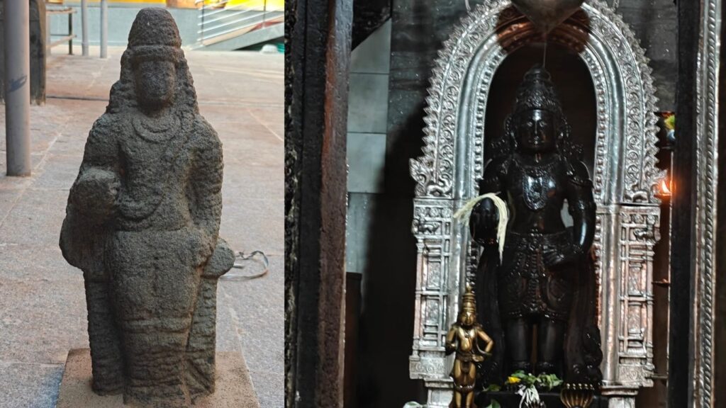 ಮುಗ್ವಾ ಸುಬ್ರಹ್ಮಣ್ಯ ಹಳೆಯ ಹಾಗೂ ಹೊಸದು ವಿಗ್ರಹ