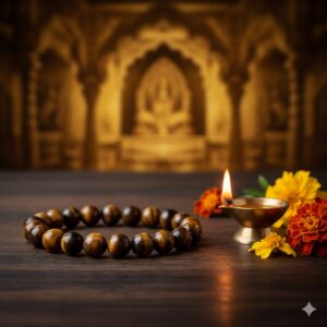 Tiger Eye Bracelet for Mesha Rashi 2026 Shani Sade Sati Remedy - Srinivasa Matha Astrology