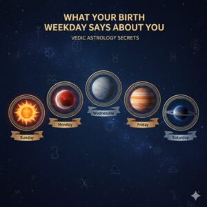 ವಾರದ ಏಳು ದಿನಗಳಲ್ಲಿ ಜನಿಸಿದವರ ಗುಣ ಸ್ವಭಾವ ಜ್ಯೋತಿಷ್ಯ ವಿಶ್ಲೇಷಣೆ - ಏಳು ಗ್ರಹಗಳ ಪ್ರಭಾವ