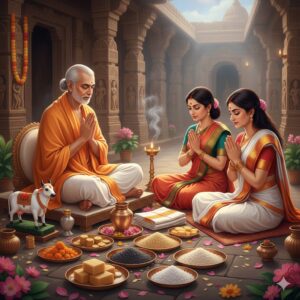 Hindu Dasha Dana ritual items (ದಶದಾನದ ವಸ್ತುಗಳು)