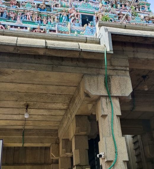 Main entrance gopuram of Thirunellar Shani Temple - Shani Dosha Parihara Kshetra