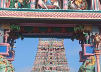 Vaitheeswaran Koil Temple Main Entrance Gopuram - Lord Vaidyanatha Swamy Temple Tamil Nadu