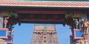 Vaitheeswaran Koil Temple Main Entrance Gopuram - Lord Vaidyanatha Swamy Temple Tamil Nadu