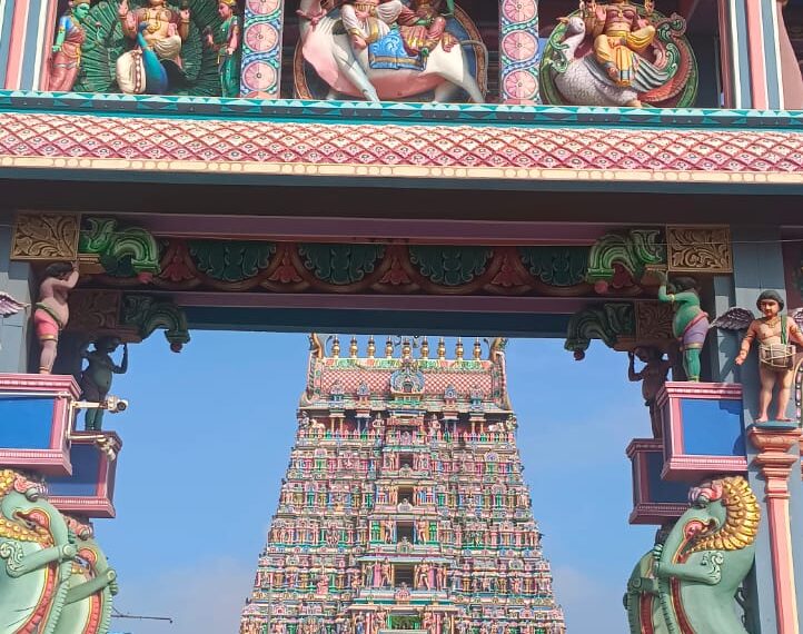 Vaitheeswaran Koil Temple Main Entrance Gopuram - Lord Vaidyanatha Swamy Temple Tamil Nadu