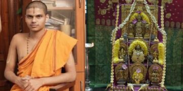 ಉಡುಪಿ ಪರ್ಯಾಯಕ್ಕೆ ಶೀರೂರು ಮಠದ ವೇದವರ್ಧನ ತೀರ್ಥರು ಹಾಗೂ ಶೀರೂರು ಮಠದ ಮುಖ್ಯ ದೇವತಾ ವಿಗ್ರಹಗಳು