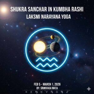 Lakshmi Narayana Yoga 2026: Venus and Mercury transit in Aquarius and Venus in Pisces.