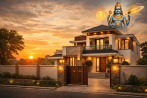 ವಾಸ್ತು ನಿಯಮಗಳಂತೆ ನಿರ್ಮಿಸಲಾದ ಪಶ್ಚಿಮ ಮುಖದ ಮನೆ – ಸ್ಥಿರತೆ ಮತ್ತು ಸಮೃದ್ಧಿಯ ಸಂಕೇತ