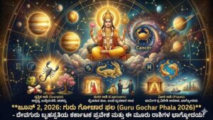 Guru Gochar 2026 Jupiter transit in Karka Rashi predictions for Scorpio Capricorn and Pisces horoscope