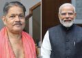 A side-by-side collage of Udupi-based astrologer Prakash Ammannaya and Indian Prime Minister Narendra Modi.